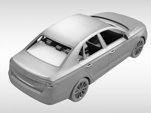 volkswagen bora 2016 3D Model