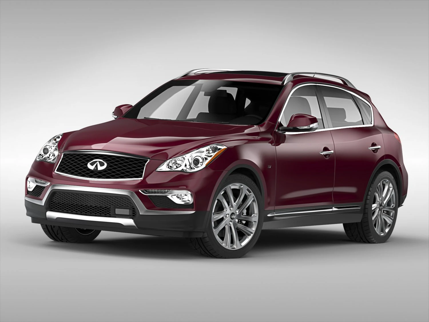 infiniti qx50 2016 3D Model .c4d .max .obj .3ds .fbx .stl .blend