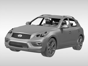 infiniti qx50 2016 Modello 3D
