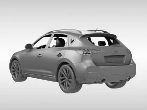 infiniti qx50 2016 3D Model