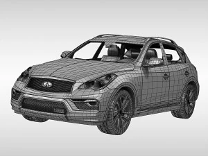 infiniti qx50 2016 3D Model