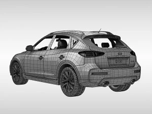 infiniti qx50 2016 3D Model