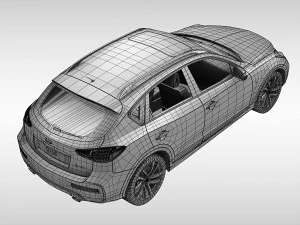 infiniti qx50 2016 3D Model