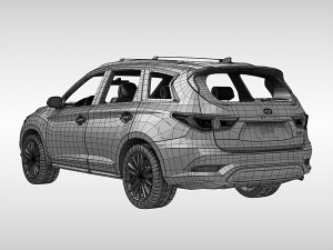 infiniti qx60 2016 Model 3D