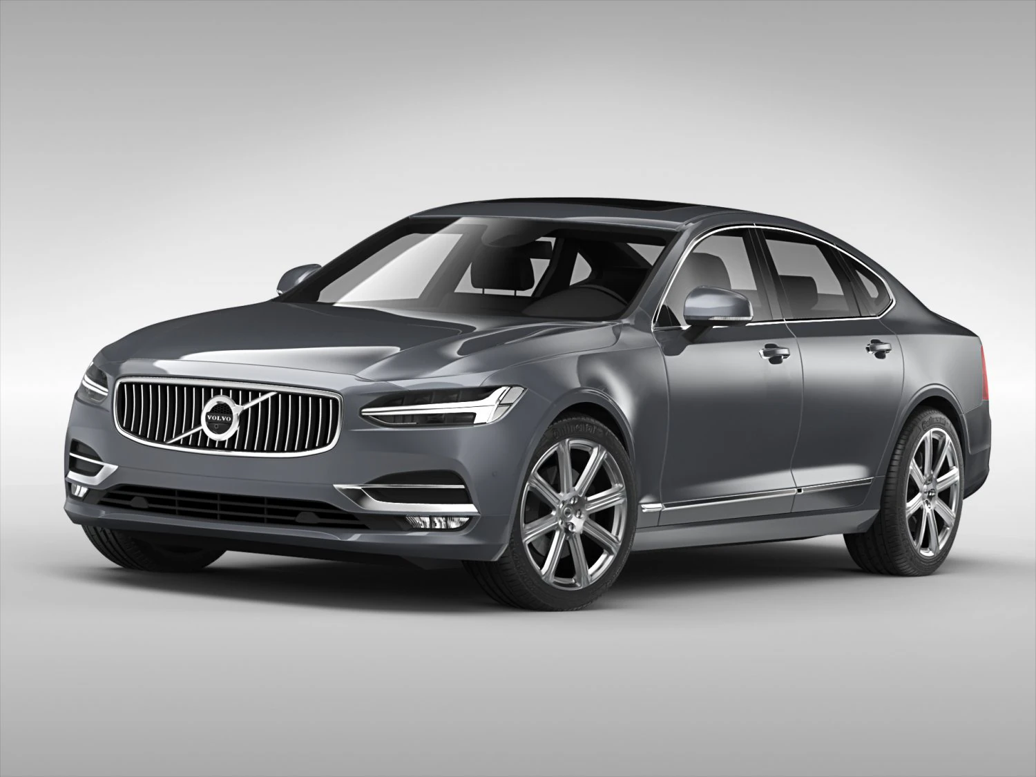 volvo s90 2017 3D Model .c4d .max .obj .3ds .fbx .stl .blend 