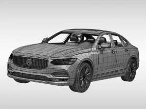 volvo s90 2017 3D Model