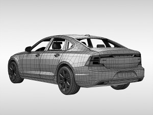 volvo s90 2017 Modelo 3D