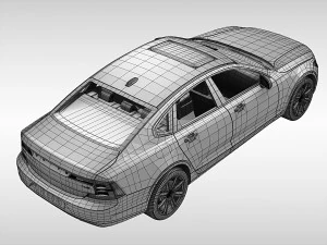 volvo s90 2017 3D Model