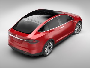 tesla model x 2017 3D Модель