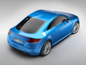 audi tt coupe 2015 3D Model