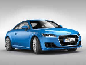 audi tt coupe 2015 3D Model