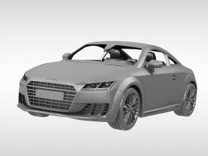 audi tt coupe 2015 3D Model