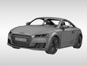 audi tt coupe 2015 3D Model
