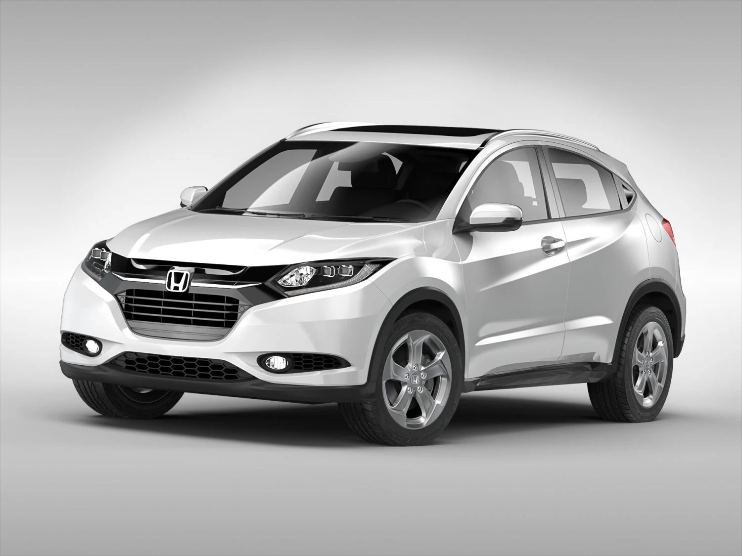 honda hr-v 2016 3D Model .c4d .max .obj .3ds .fbx .stl .blend