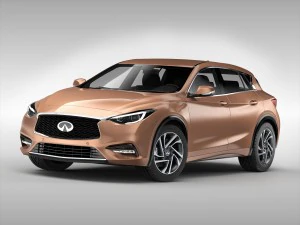 infiniti q30 2016 Modelo 3D
