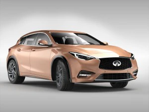 infiniti q30 2016 3D Model