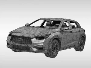 infiniti q30 2016 3D Model