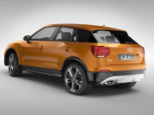 audi q2 2017 року 3D Модель