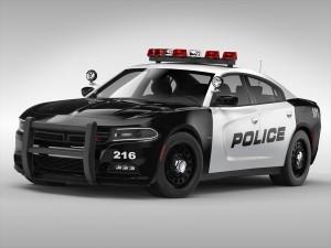 dodge charger police 2015 3D Models