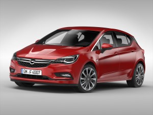 opel astra 2016 3D Model