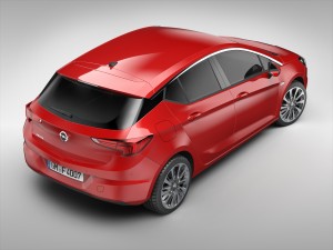 opel astra 2016 3D Model