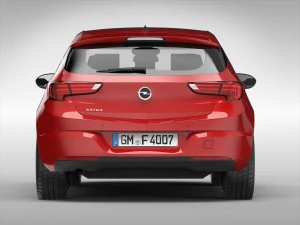 opel astra 2016 3D Model