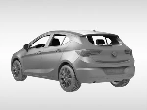 opel astra 2016 3D Model