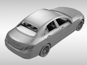mercedes benz c class 2015 Model 3D