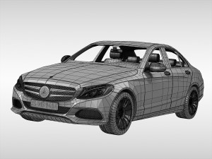 mercedes benz c class 2015 Model 3D