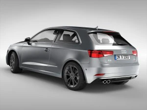 audi a3 2017 3D Model