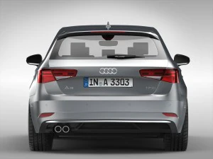 audi a3 2017 3D Model
