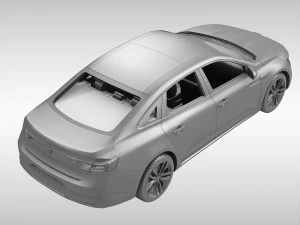 renault talisman 2016 3D Model