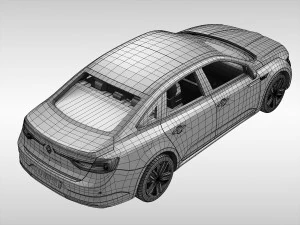 renault talisman 2016 3D Model