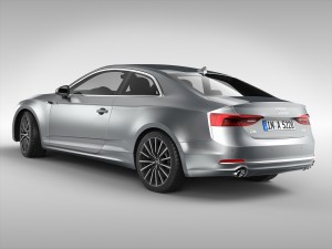 audi a5 coupe 2017 3D Model