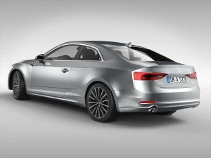 audi a5 coupe 2017 3D Model