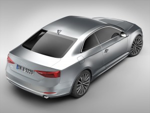 audi a5 coupe 2017 3D Model