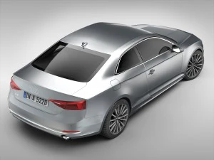 audi a5 coupe 2017 3D Model