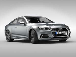 audi a5 coupe 2017 3D Model