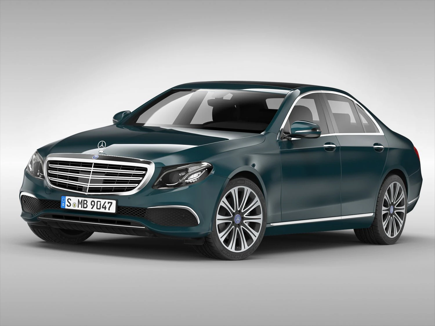 mercedes benz e class 2017 3D Model .c4d .max .obj .3ds .fbx .stl .blend 