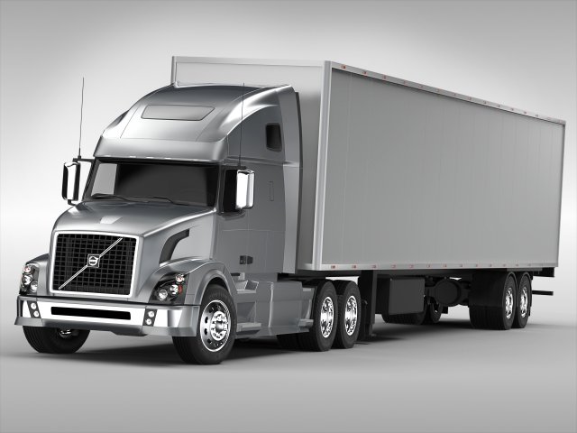 volvo vnl670 2016 3D Модель .c4d .max .obj .3ds .fbx .stl .blend 