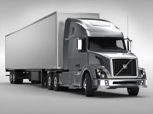volvo vnl670 2016 3D Model
