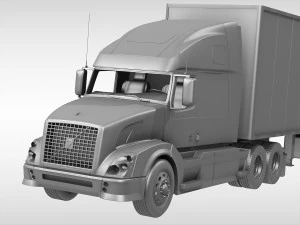 volvo vnl670 2016 3D Model
