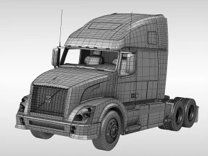 volvo vnl670 2016 3D Model