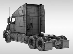 volvo vnl670 2016 3D Model