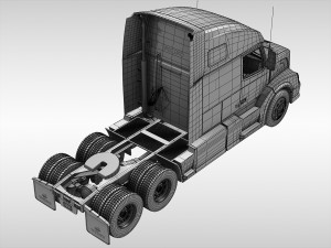 volvo vnl670 2016 3D Модель