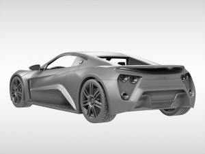 zenvo st1 3D Model