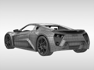 zenvo st1 3D Model