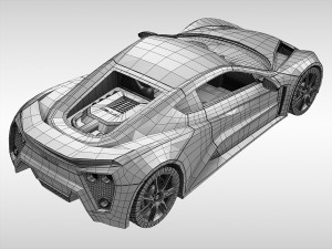 zenvo st1 3D Model