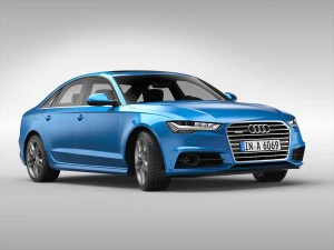 audi a6 2017 3D Model