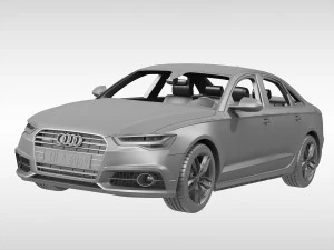 audi a6 2017 3D Model